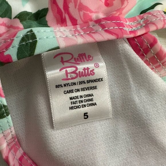 NWT RuffleButts two piece swimsuit 5 - Picture 3 of 3
